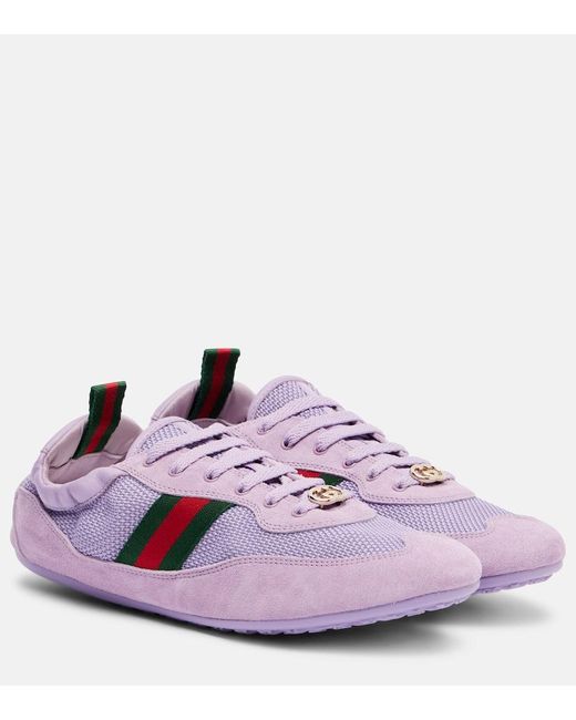 Gucci Purple Shift Damensneaker, Größe