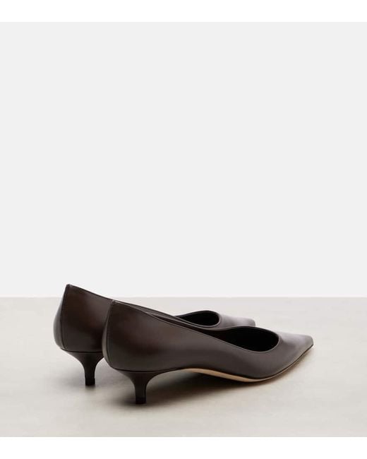 Jimmy Choo Brown Amelia 35 Leather Pumps