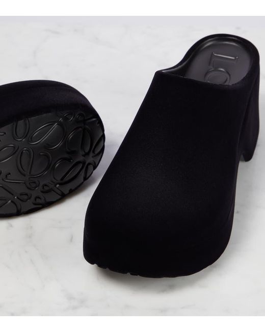 Loewe Terra Foam Clogs in Black | Lyst