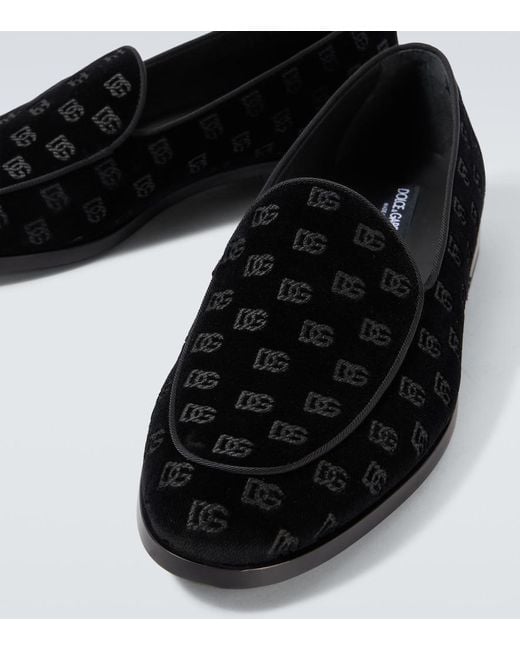 Dolce & Gabbana Black 'Vivaldi' Loafers for men