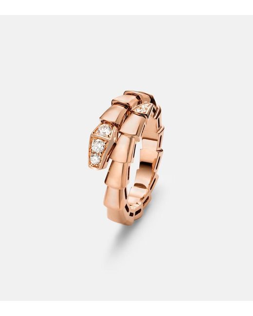 Anello Serpenti Viper di BVLGARI in White