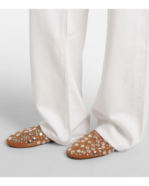 Citizens of Humanity White Annina Straight Jeans