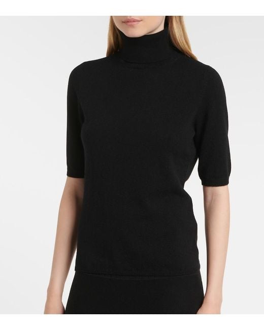 Jardin Des Orangers Black Cashmere Turtleneck Sweater