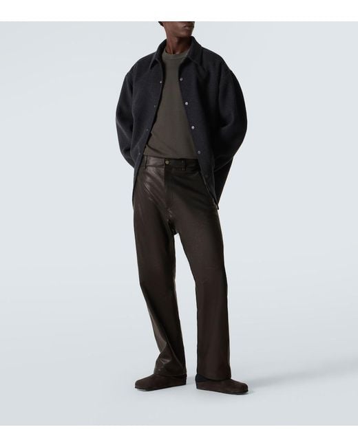 Fear Of God Black Wool And Cashmere Overshirt for men
