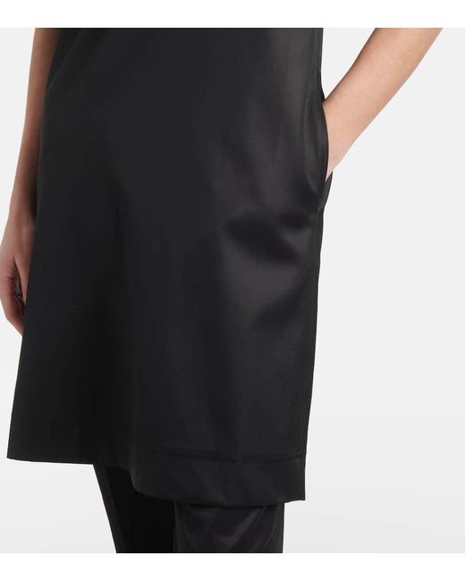 Totême  Black Minikleid Chintz