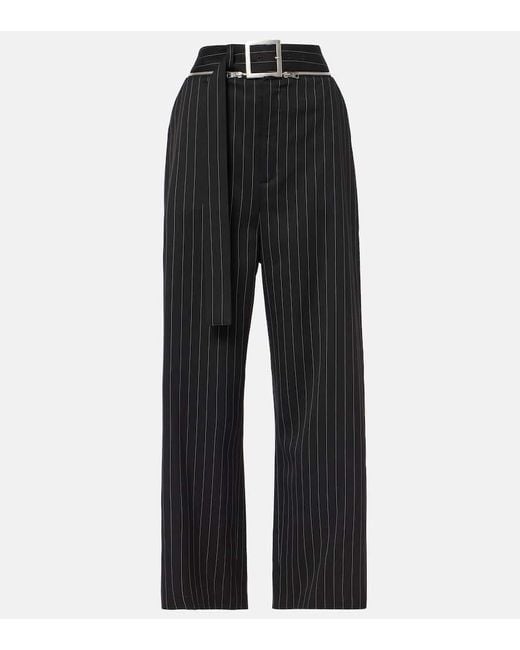 Pantaloni A Gamba Larga di Jean Paul Gaultier in Black