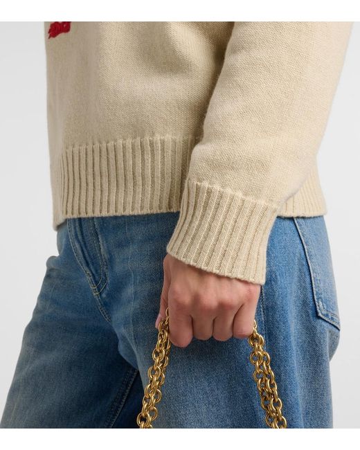 Valentino Pink Chez Virgin Wool Sweater