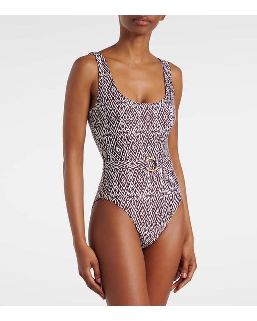 Melissa Odabash Brown Badeanzug Rio