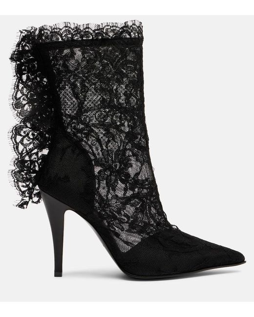 Stivaletti Heron 105 di Alexander McQueen in Black