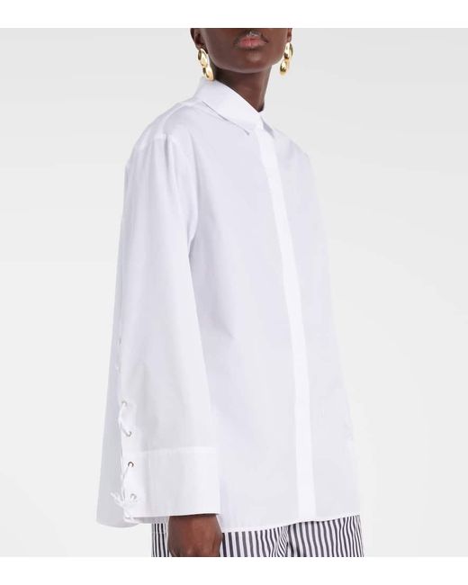 Camisa Marte De Algodon Max Mara de color White