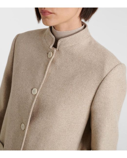 Eleventy Natural Cashmere And Silk Jacket