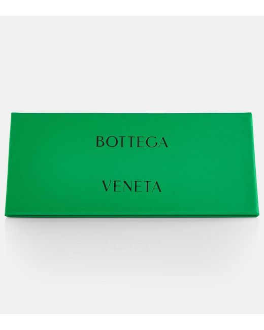 Bottega Veneta Brown Bolt Square Sunglasses