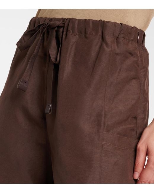 Max Mara Brown 'Quebec' Bermuda Shorts