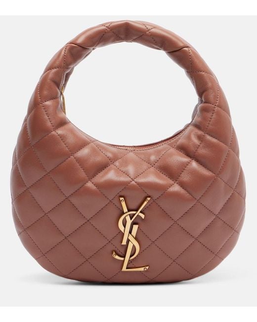 Saint Laurent Brown Tote Bag Icarino Aus Leder