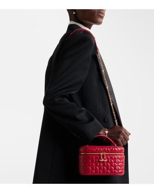 BVLGARI Red Divas' Dream Small Leather Vanity Bag