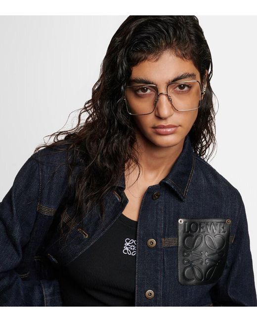 Loewe Natural Eckige Brille Anagram