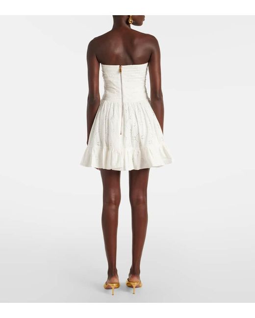 Robe En Coton Area en coloris White