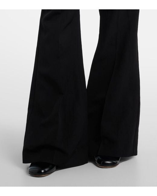 Sportmax Blue Piacere Flared Pants