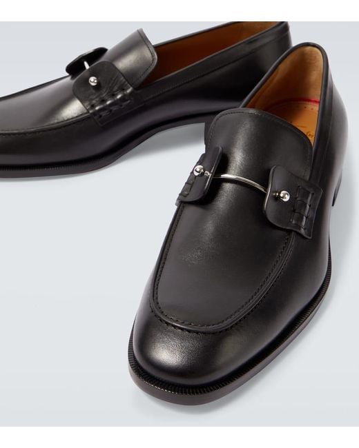 Mocassini Chambelimoc di Christian Louboutin in Black da Uomo