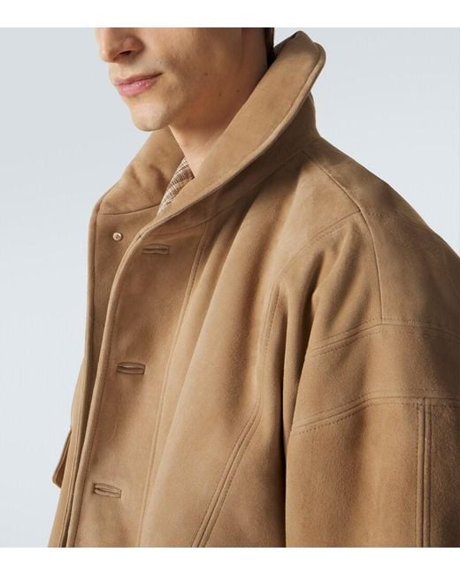 Auralee Natural Suede Blouson Jacket for men