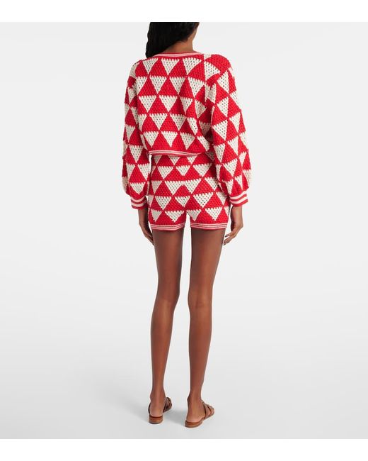 Cardigan Maija di Anna Kosturova in Red