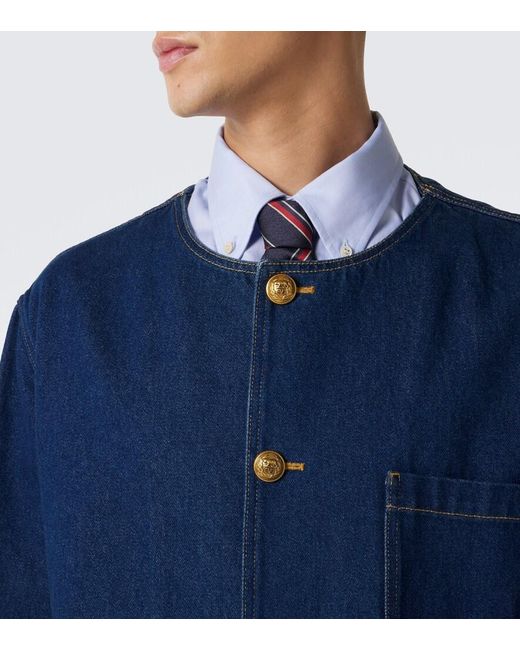 Valentino Blue Denim Jacket for men