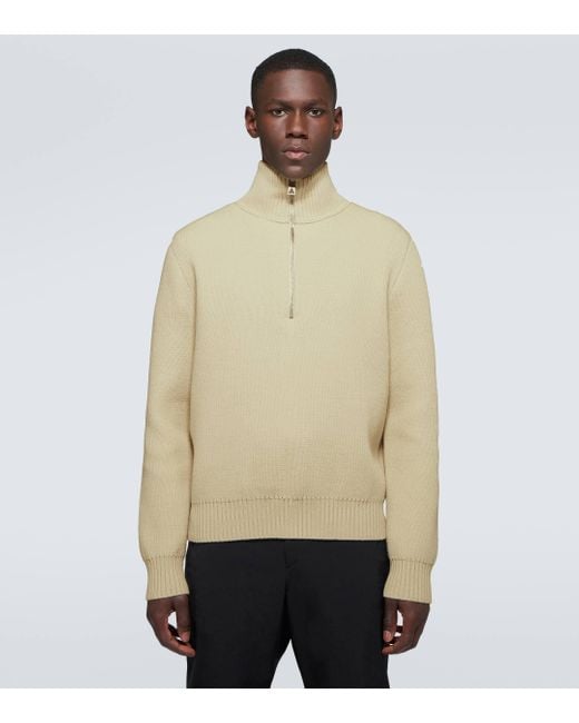 Wool half zip jumper sale