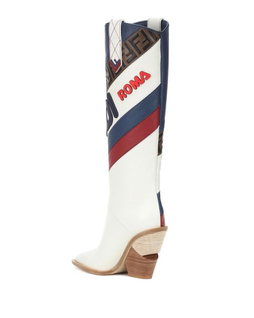 Fendi blue hotsell cowboy boots