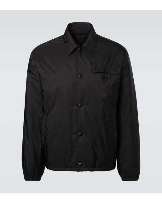 Prada Black Re-Nylon Blouson Jacket for men