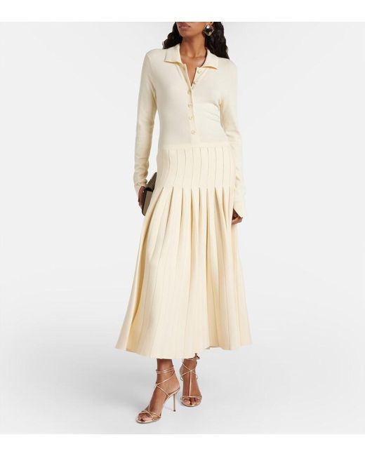 Altuzarra Natural Delorme Polo Dress