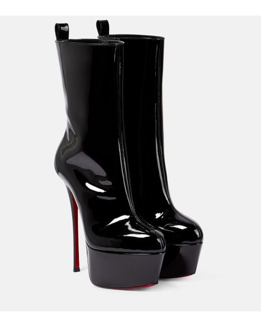 Christian Louboutin Dolly Alta 160 Platform Ankle Boots in Black | Lyst  Australia