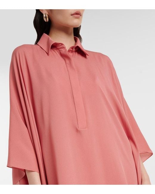 Elie Saab Pink Kaftan Aus Seide