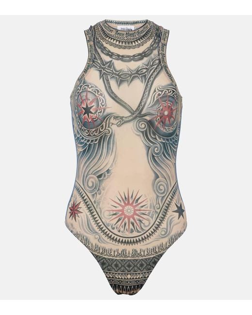 Body Tattoo Collection con stampa di Jean Paul Gaultier in Multicolor