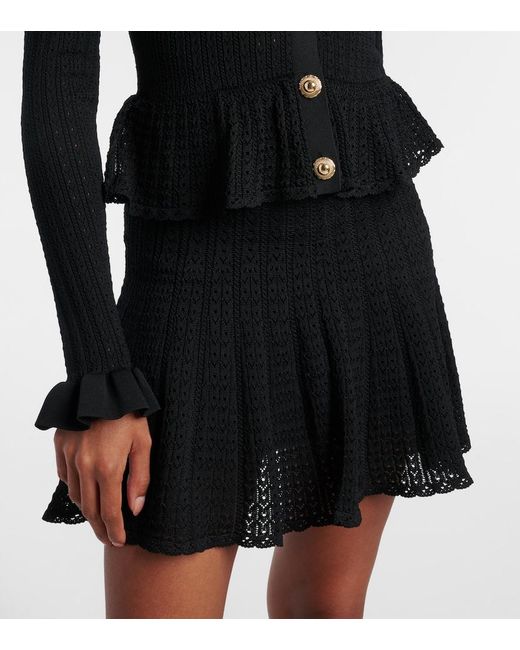 Robe Self-Portrait en coloris Black