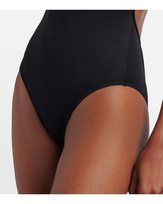 Prada Black Logo Swimsuit