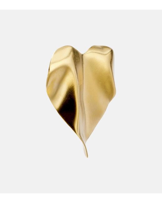 YSSO Metallic Eros 24Kt-Plated Earrings