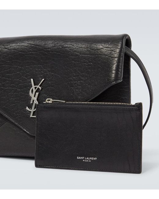 Saint Laurent Crossbody Bag Cassandre Envelope Aus Leder in White für Herren