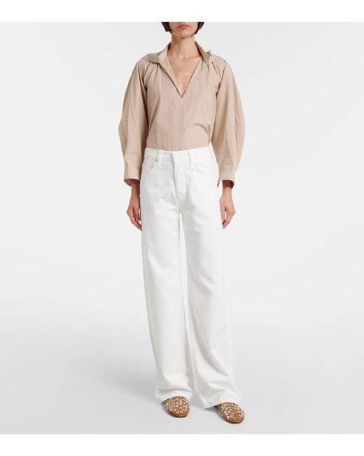 Citizens of Humanity White Annina Straight Jeans