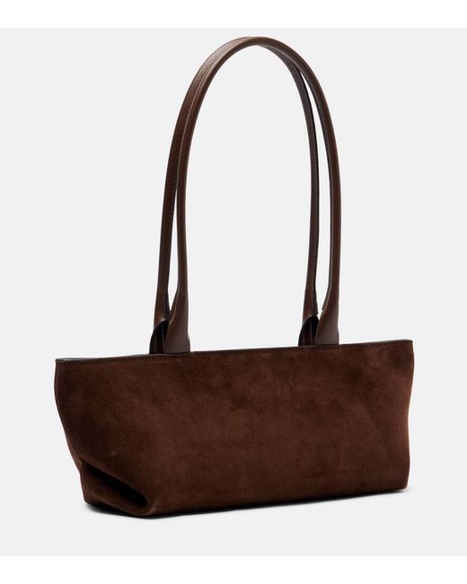 DeMellier London Brown New York Suede Shoulder Bag