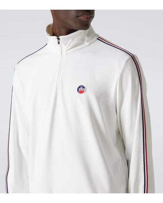 Fusalp White Mario Iii B Half-Zip Ski Top for men