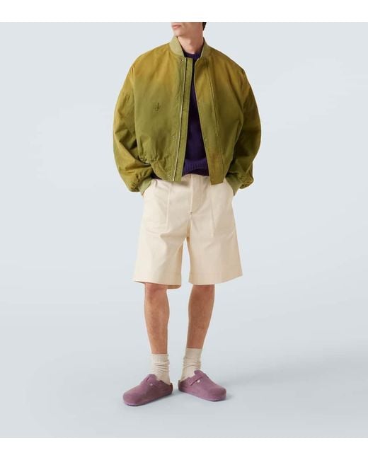 Birkenstock Purple Boston Suede Clogs for men
