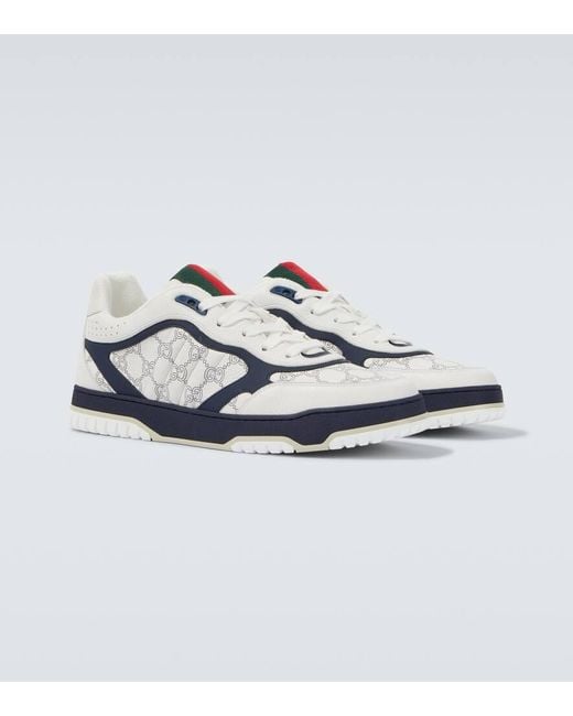 Gucci Sneakers Re-Web Aus Leder in White für Herren