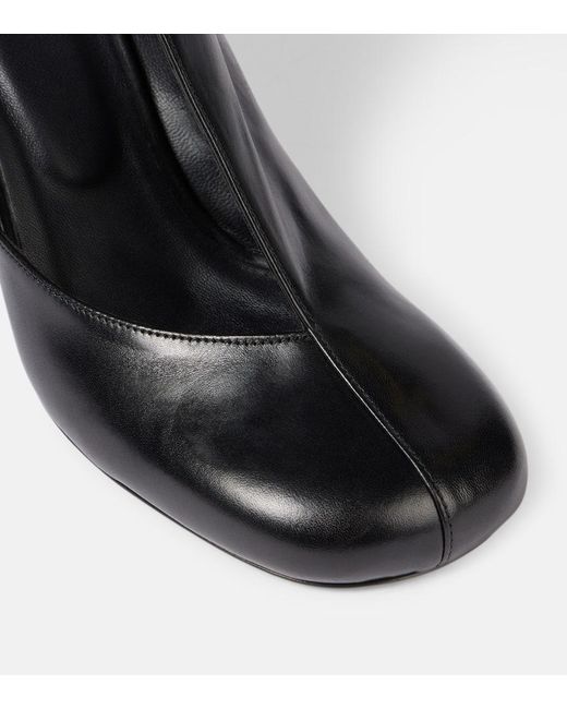 Lemaire Black Ankle Boots Aus Leder