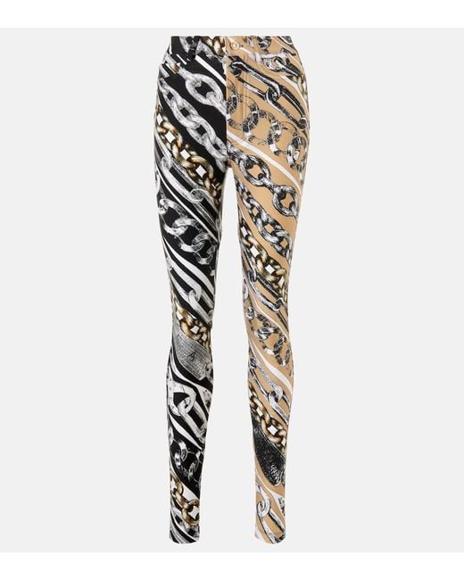 Area Multicolor Printed Leggings