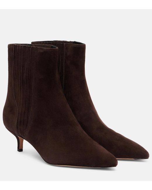 Veronica Beard Brown Lisa Suede Ankle Boots