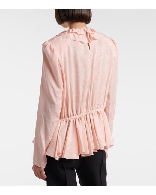 Chloé Pink Silk Top