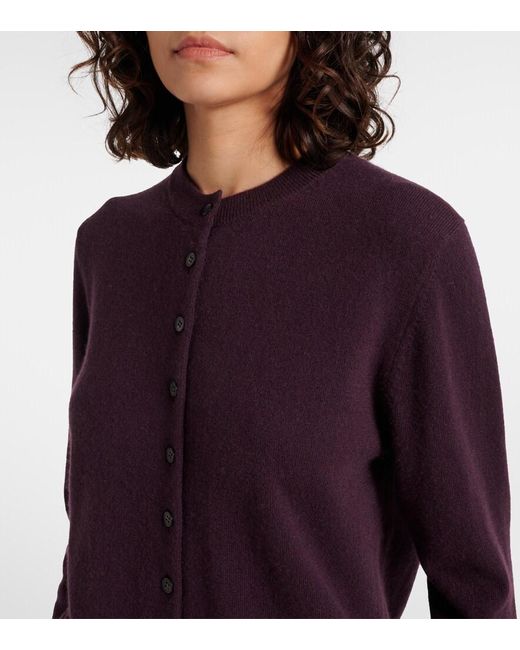 Lisa Yang Purple Nellia Cashmere Cardigan