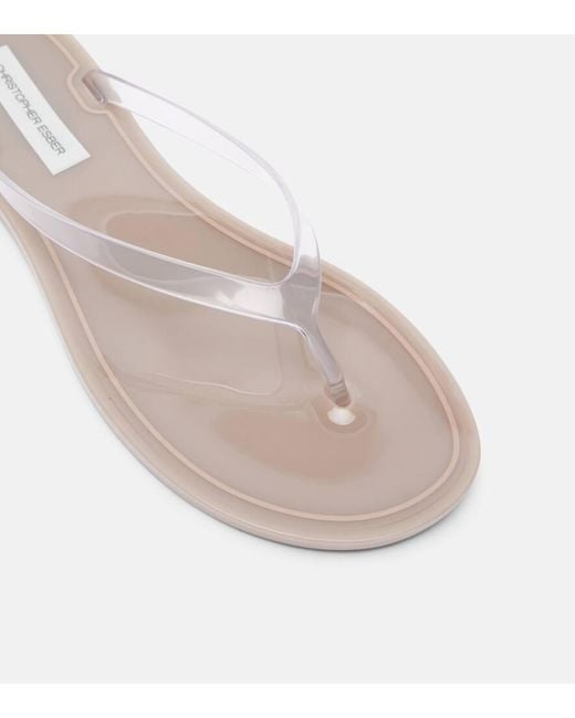 Tongs Jo Christopher Esber en coloris White