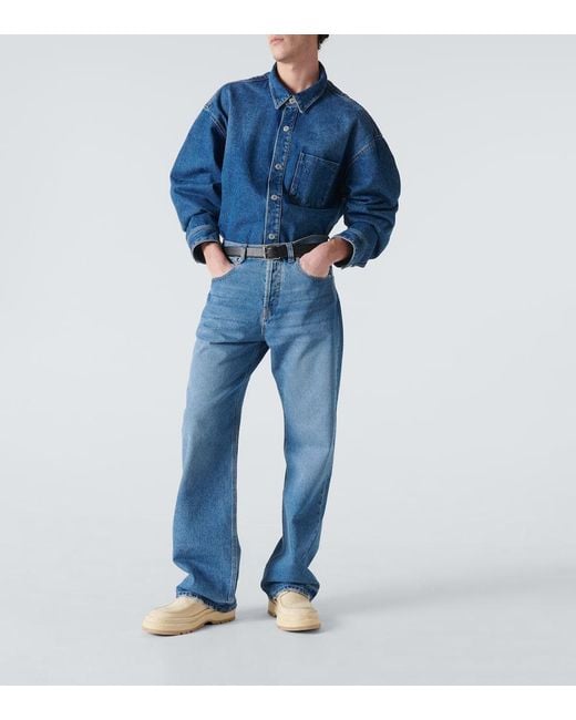 Jacquemus Straight Jeans Le De Nimes Droit in Blue für Herren
