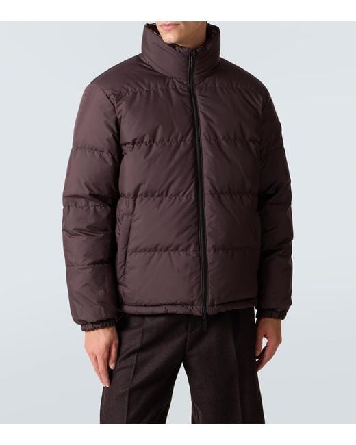Burberry Wendbare Daunenjacke Check in Brown für Herren